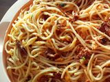 Spaghetti Tuna Fried Chili