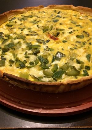 Una foto de Tarta de zapallitos