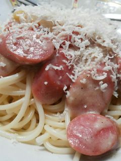 Foto resep Spagetty Carbonara Sosis