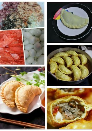 Hình của món BÁNH GỐI TRỨNG, LẠP SƯỜN.