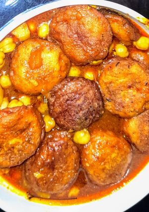 A picture of Chickpeas Chhana Curry.