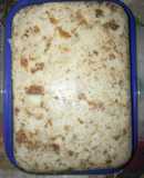 Budín de pan integral en microondas