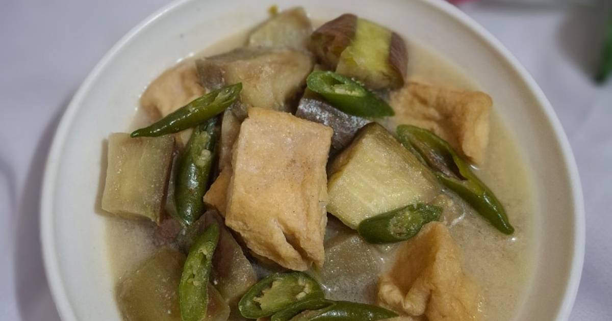 Resep Jangan Lombok Ijo Terong Tahu Mudah dan Praktis Dihidangkan