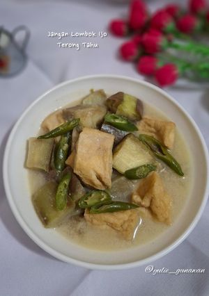 Foto resep Jangan Lombok Ijo Terong Tahu