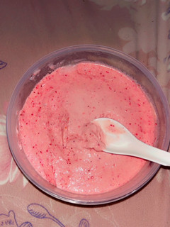 صورة لوصفة ايس كريم الفريز الفراوله 🍓🍓