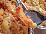Steamed macaroni schotel