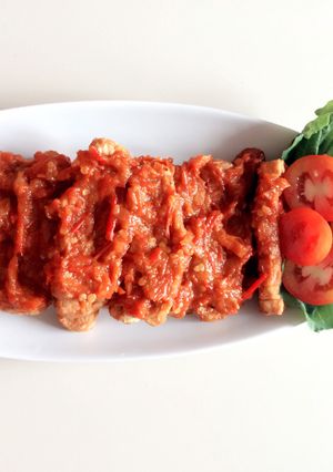 Foto resep Tempe penyet sambal terasi
