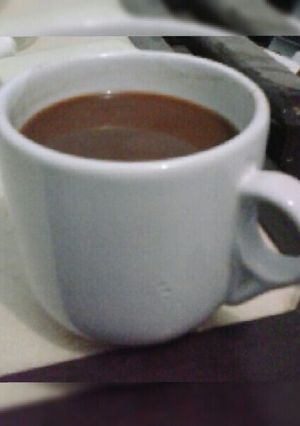 Foto resep simple hot chocolate