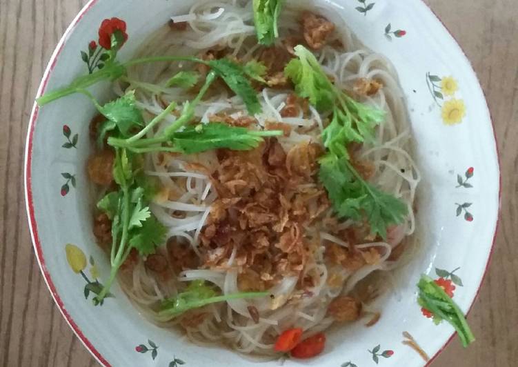 Cara mudah Menyiapkan SUP BIHUN yang nikmat