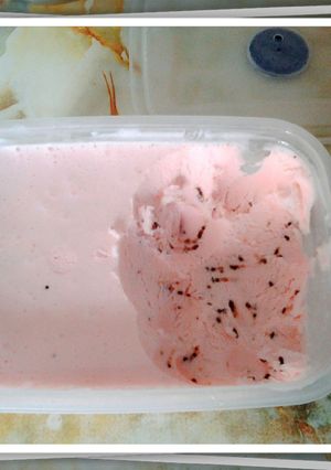 Foto resep ❖ ice cream strobery meisis kismis ❖