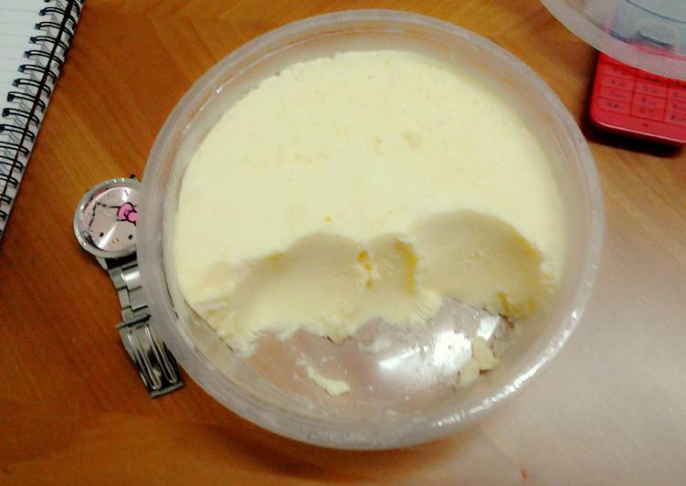 ♥ ice cream durian mudah enak lembut (⌒∇⌒) ♥