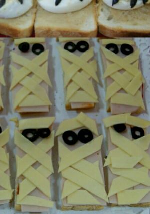 Una foto de Sándwiches Momias ricas!!