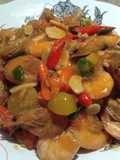 Udang Asam Manis Pedas