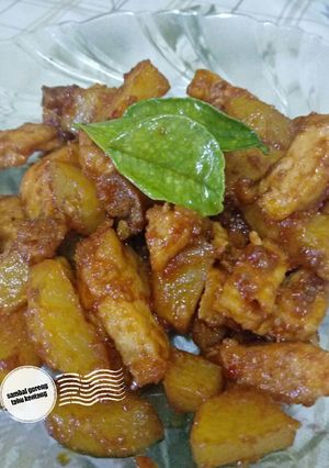 Foto resep Sambel goreng kentang tahu