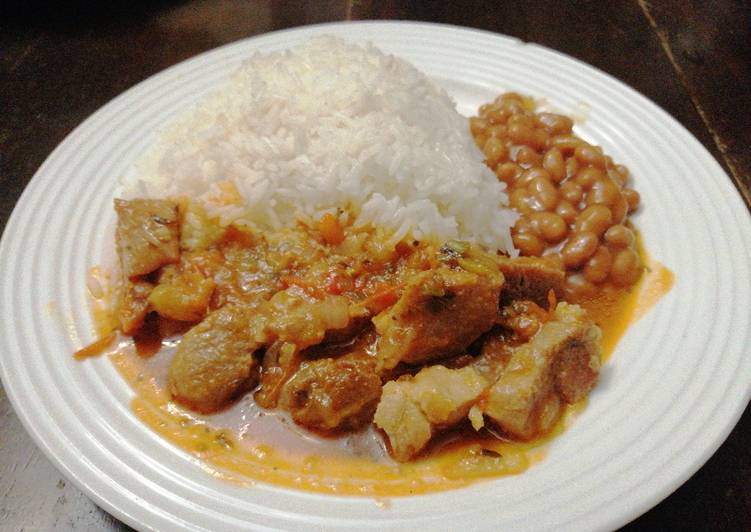 Cerdo Guisado a lo panameño!