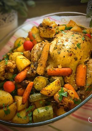 صورة لوصفة دجاج بالكيس آلحراري 🐓