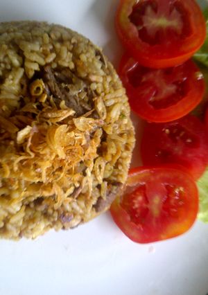 Foto resep nasi goreng kebuli