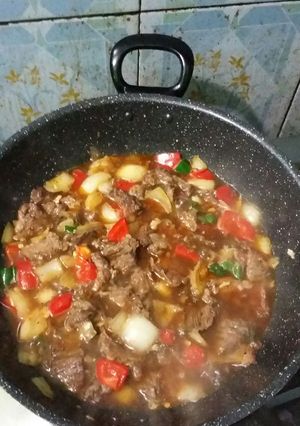 Foto resep Sapi Lada Hitam