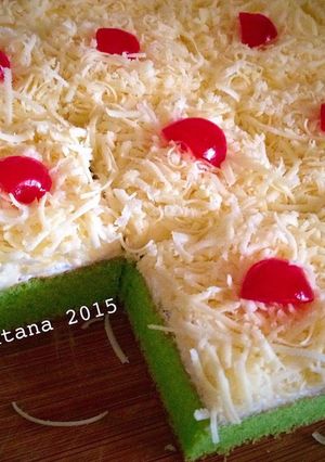 Foto resep Cake potong pandan