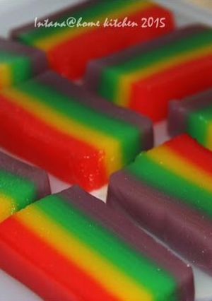 Foto resep Kue lapis sagu (pepe) recook dari resep tien hartinie