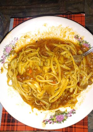 Foto resep spagheti bolognaise rasa indonesia