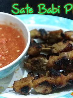 Foto resep Sate Babi Plecing