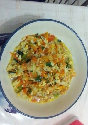 Foto resep Orak arik telur sayuran..