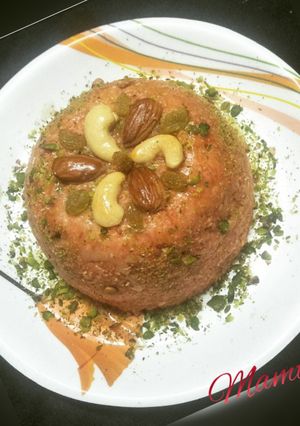 A picture of Carrot halwa in microwave.(quick and easy to make).