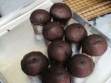 Muffin coklat dengan choco chips
