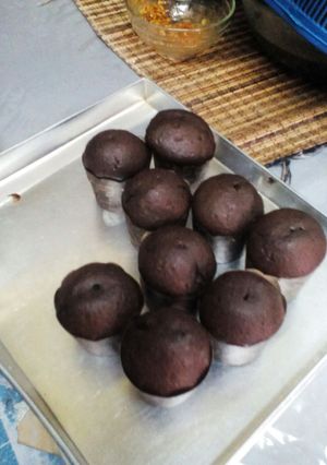 Foto resep Muffin coklat dengan choco chips