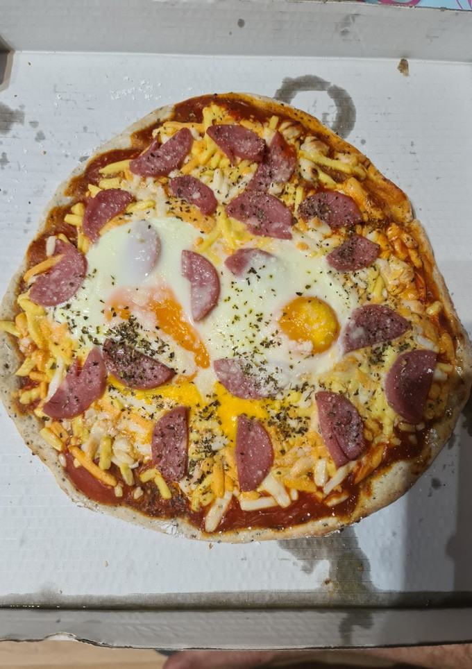 Una foto de Pizza casera