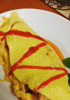 Hình của món Omurice.
