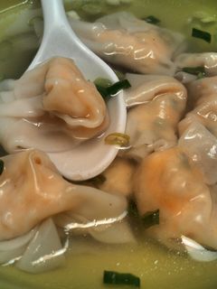 Foto resep Pangsit ayam keju rebus