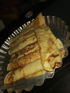 Una foto de Panqueques Con Dulce De Leche
