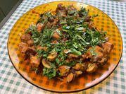 Une photo de poulet gingembre