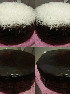 Foto resep Brownies kukus with choco ganache n cheese