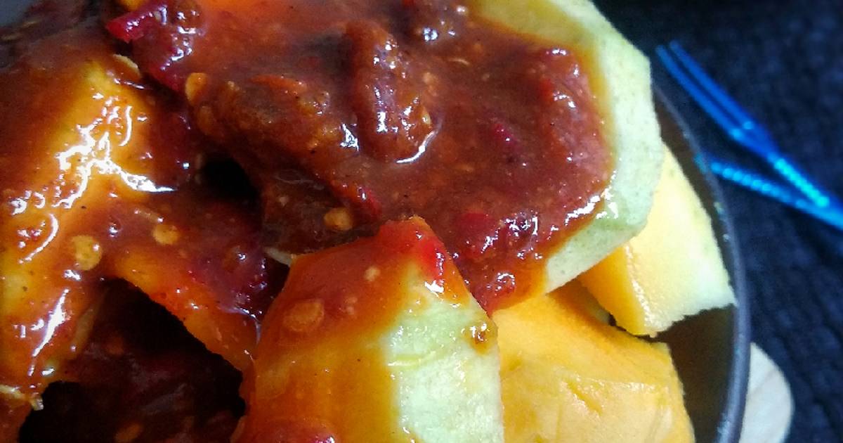 1 600 Resep Rujak Mangga Enak Dan Sederhana Cookpad