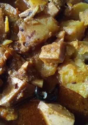 A picture of Jackfruit curry.