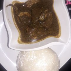 A picture of Black soup(obhebe).
