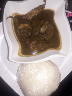 A picture of Black soup(obhebe).