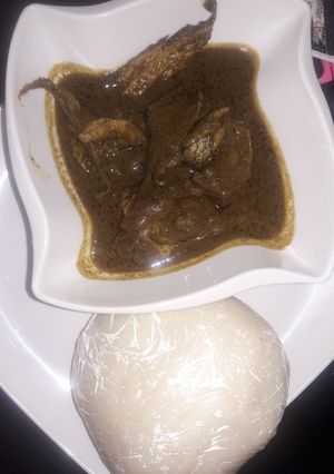 A picture of Black soup(obhebe).