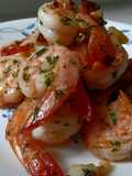 Udang tumis tabur parsley/seledri