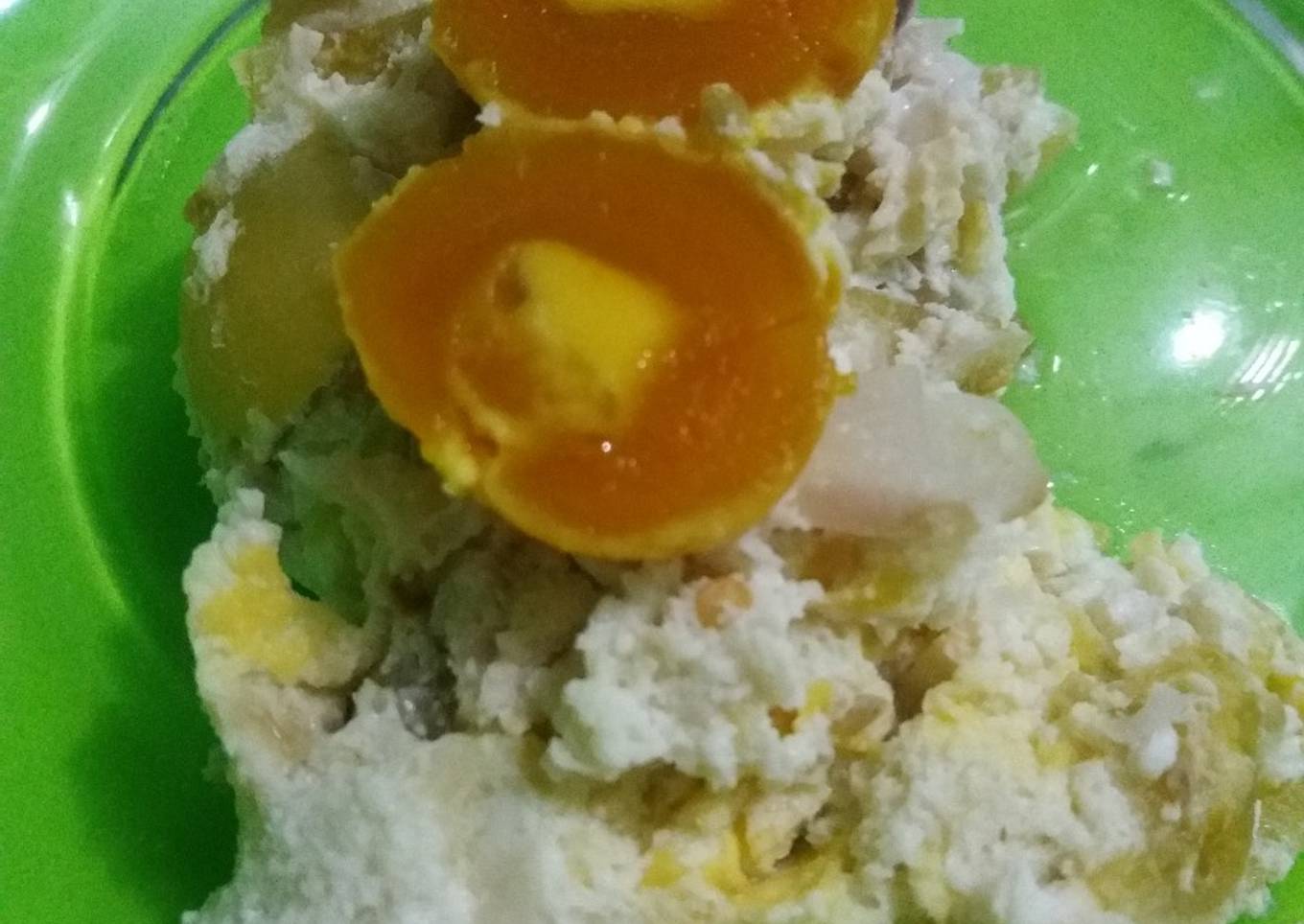 Telor Asin Kukus / Botok Telur Asin