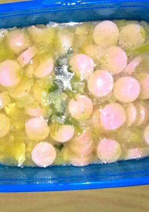 Foto resep sop ayam sosis ala anak kos rasa rumahan