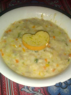 Foto resep vegetable cream soup simple