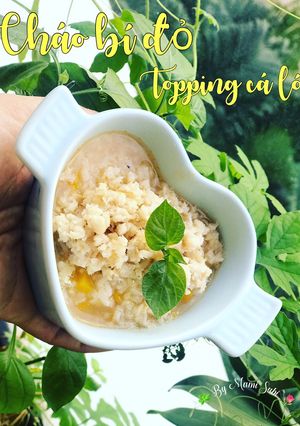 Hình của món Cháo bí đỏ topping cá lócTeamtrees 🌟🌳.