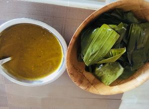 Una foto de Tamales de acelga