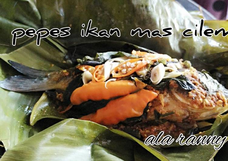 Pepes ikan mas cilembu