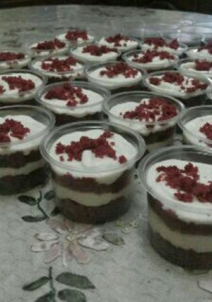 Foto resep Red velvet in cup