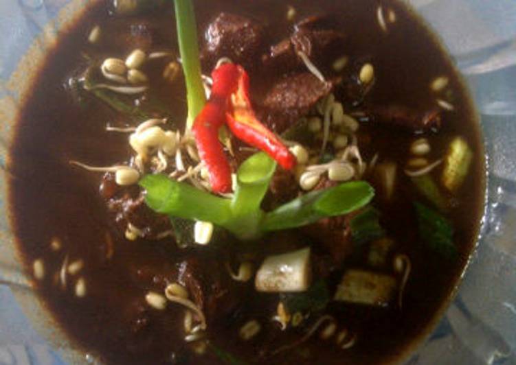 rawon pedas ala gwe